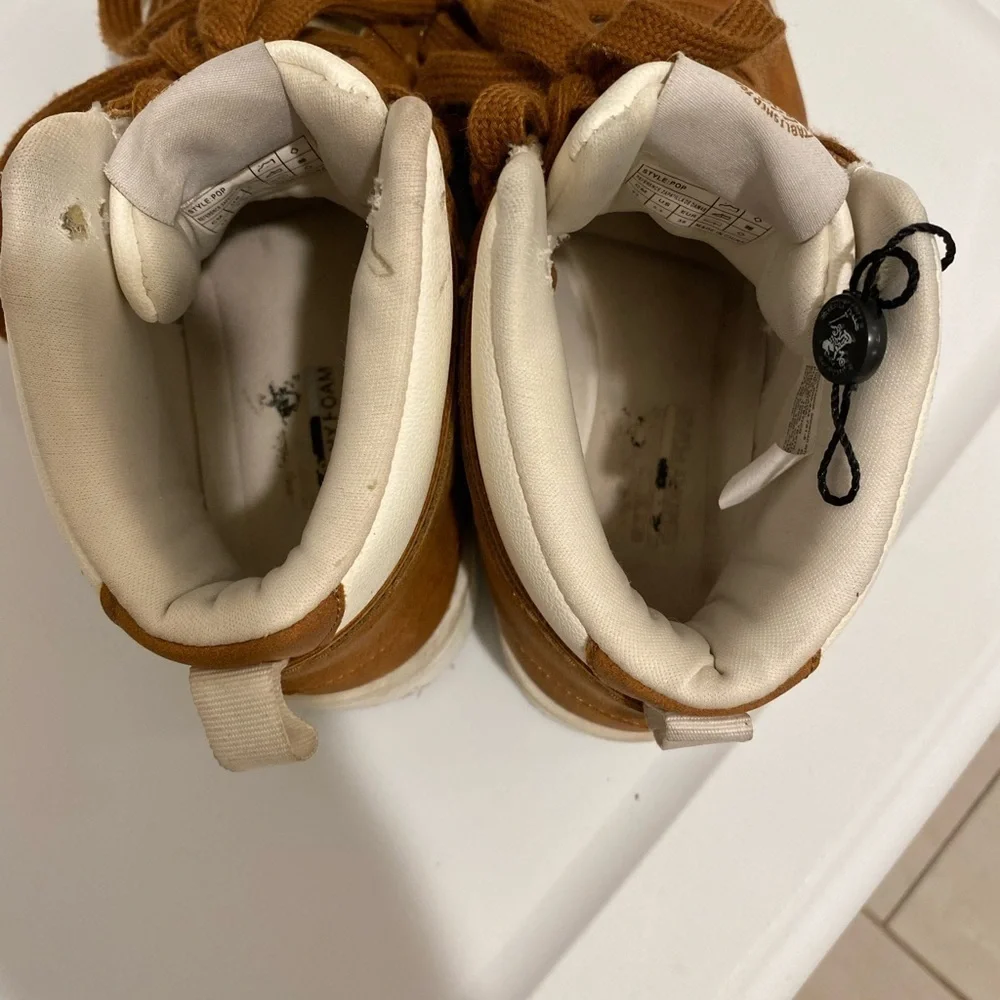 Beverly Hills Polo Club Kids Brown and White Sneakers